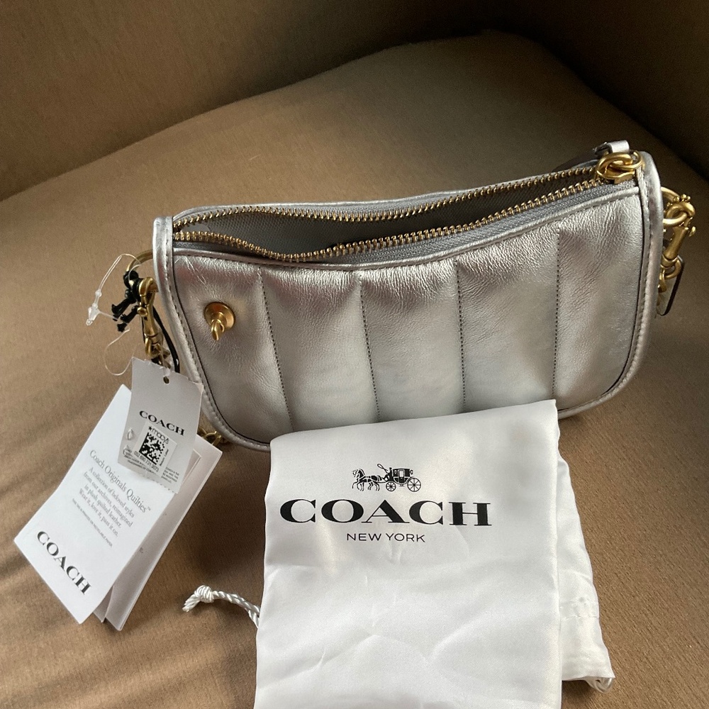Coach Metallic Swinger 20 Bag - NWT